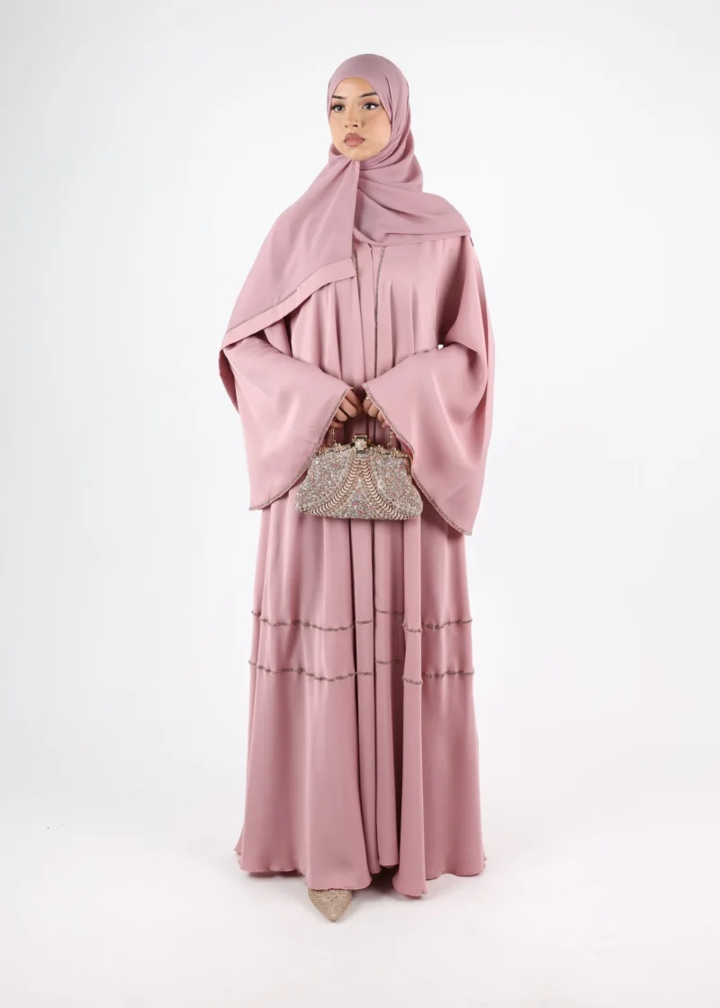Alternative view of Abaya Houla - Blush Pink