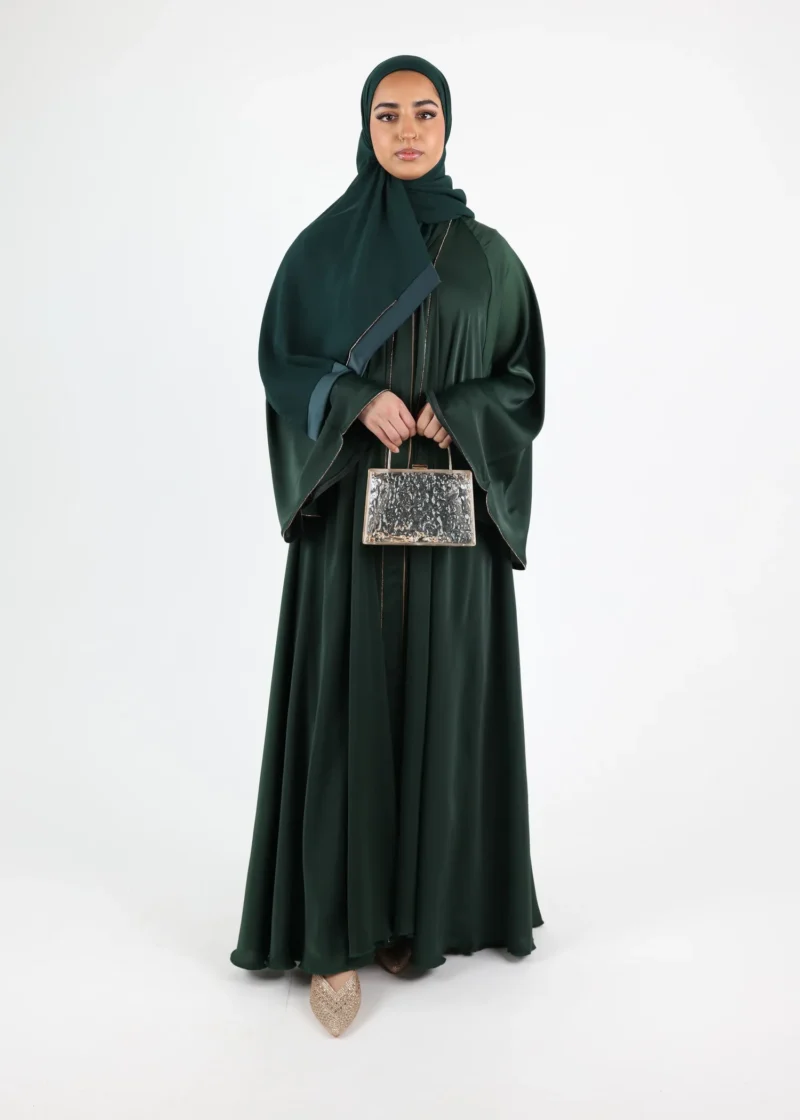 Abaya Arwa- Forest Green