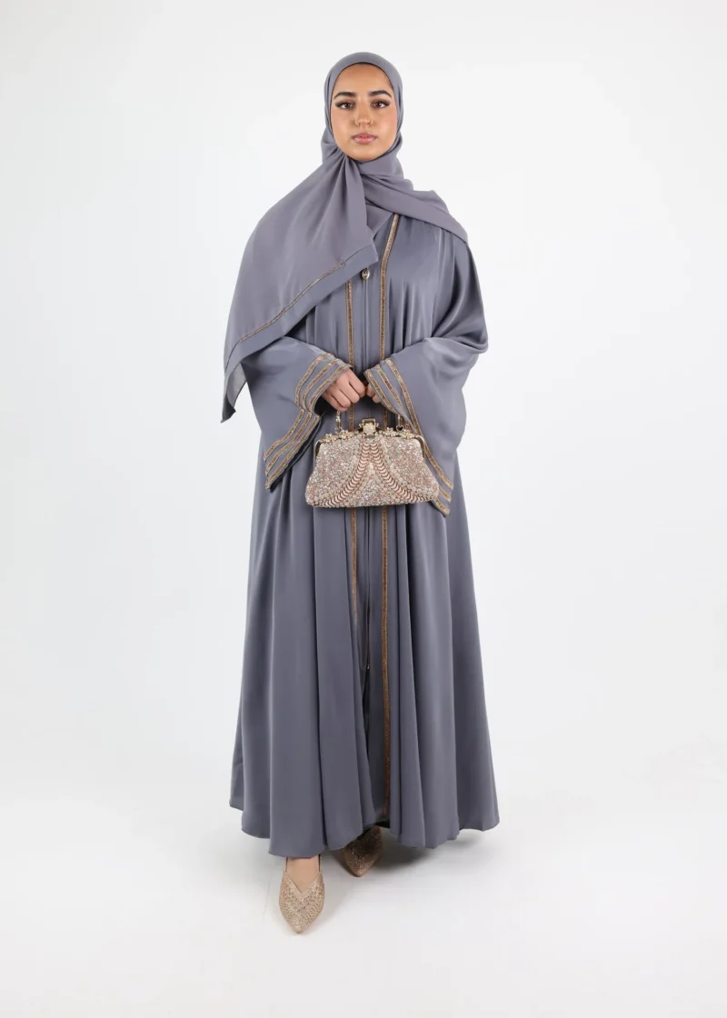 Alternative view of Abaya Marwa - Grey