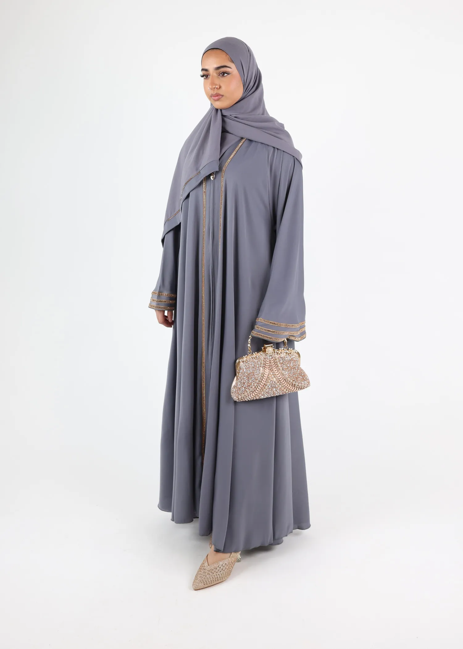 Abaya Marwa - Grey