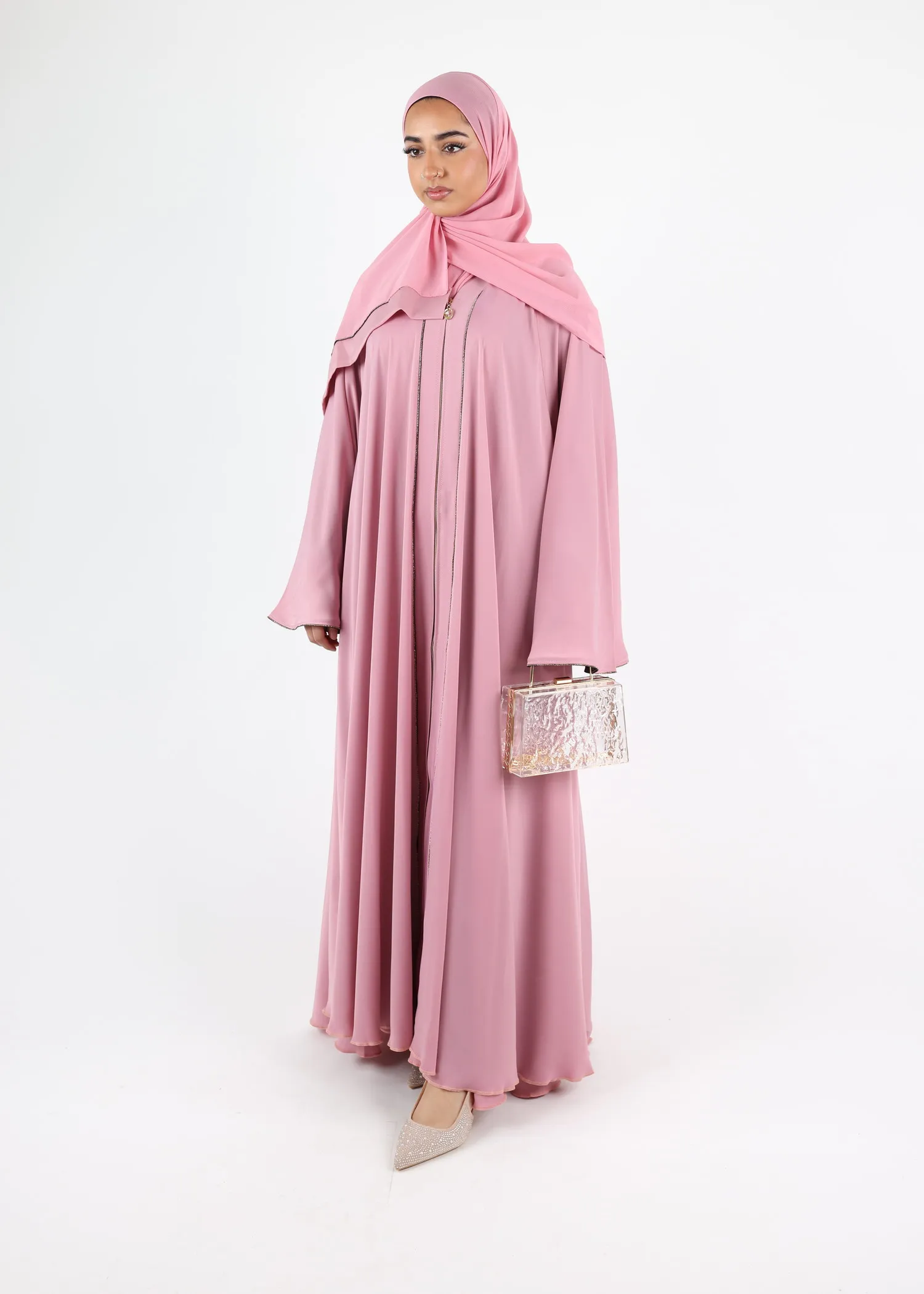 Abaya Arwa- Pink