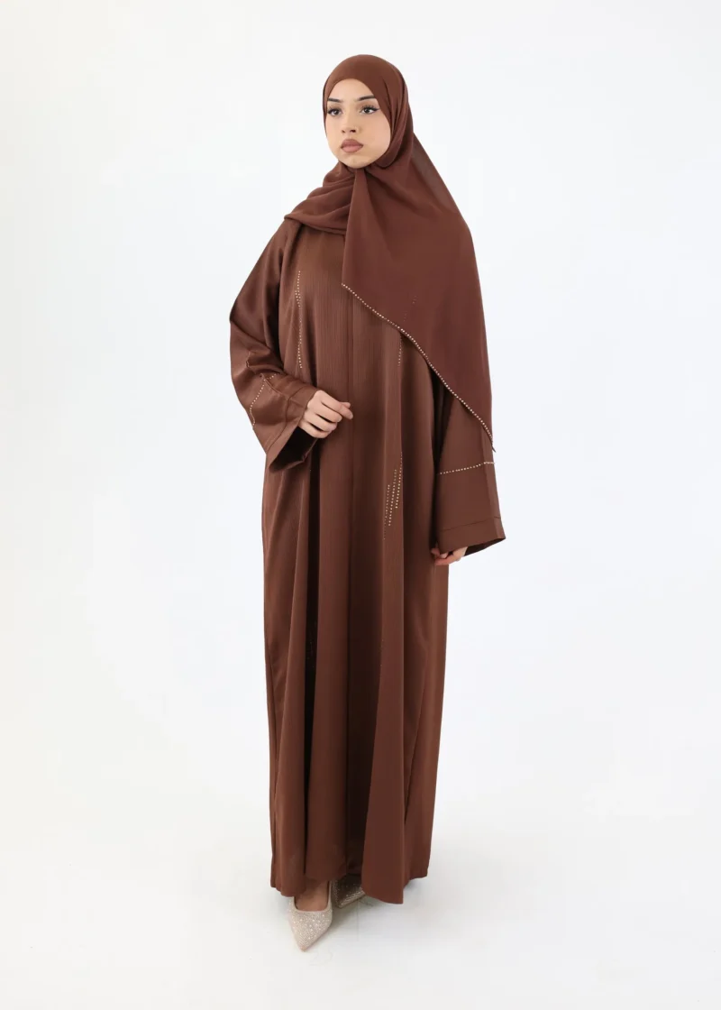 Abaya Samira - Classic Zoom - Brown