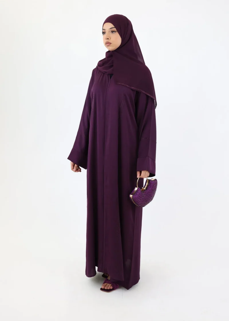 Abaya Samira - Classic Zoom - Dark Purple