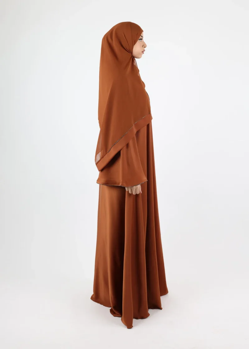 Alternative view of Abaya Arwa- Caramel