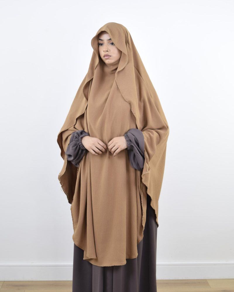 Sutra Maxi Khimar Cape Jazz Dark Camel