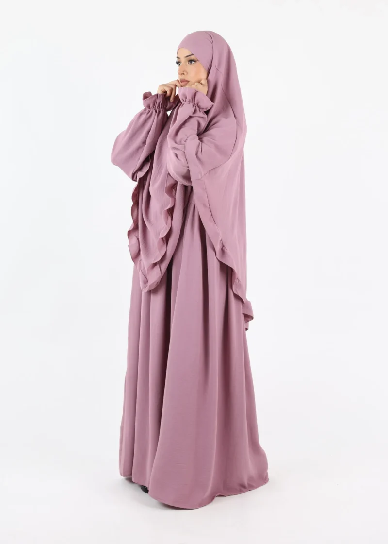 Abaya and Khimar Set Rahma - Lavender