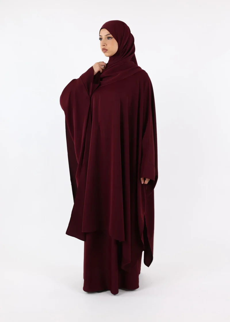 Full Set Jameelah  - Medina - Burgundy