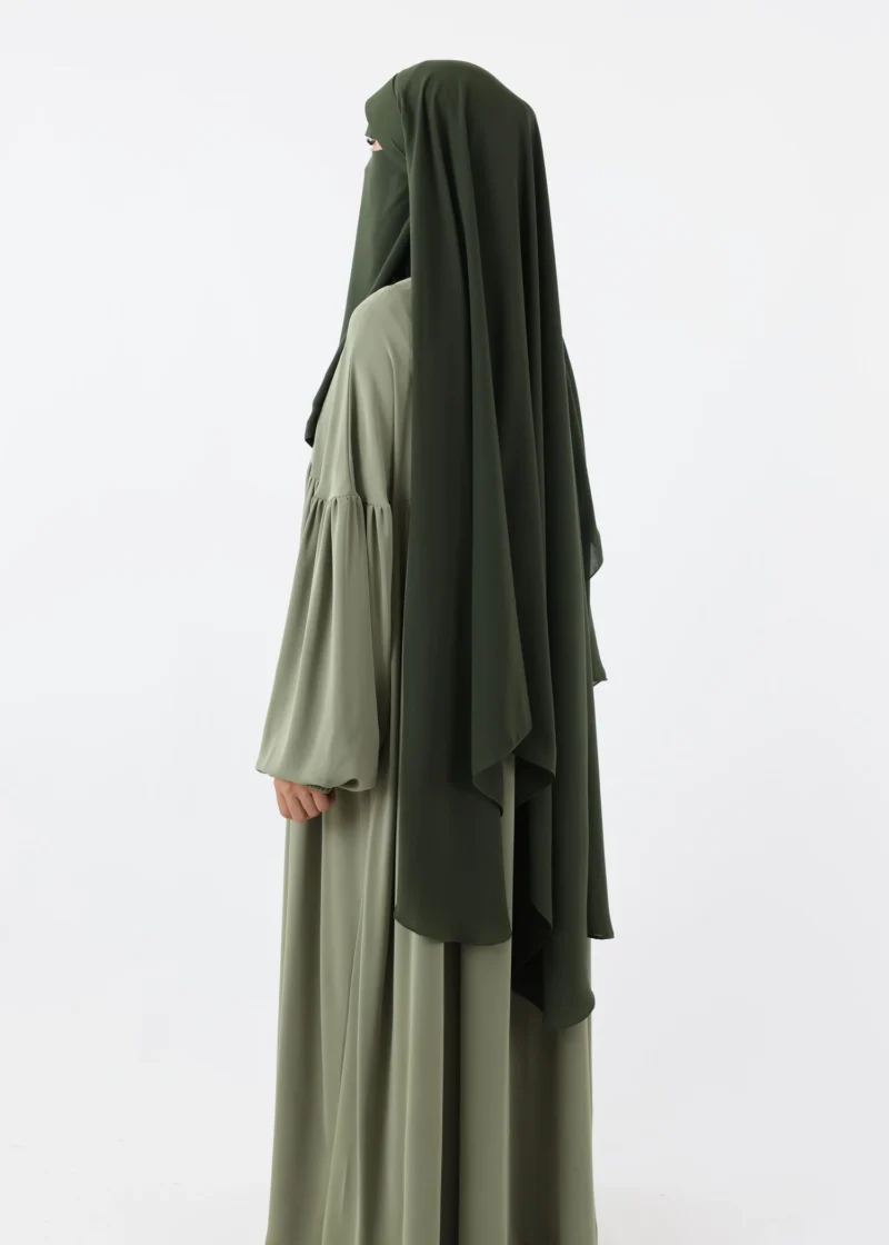 Alternative view of Niqab Khimar Set Cap Full Coverage - Khaki