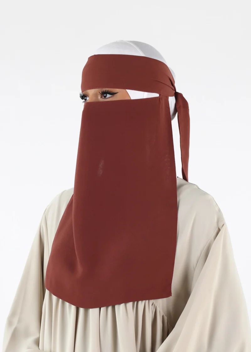 Full Niqab - No Pinch - American Brown