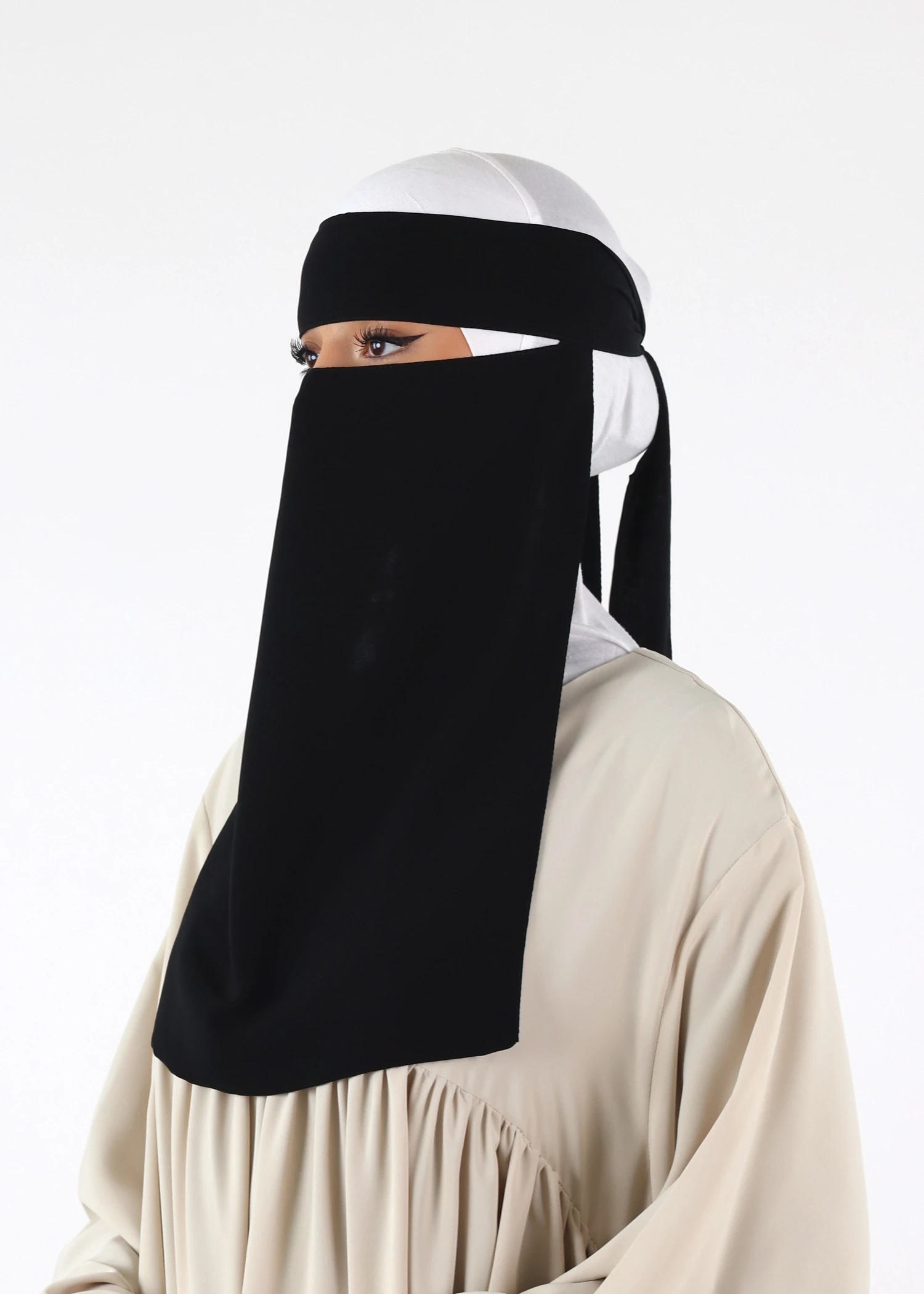 Full Niqab - No Pinch - Black