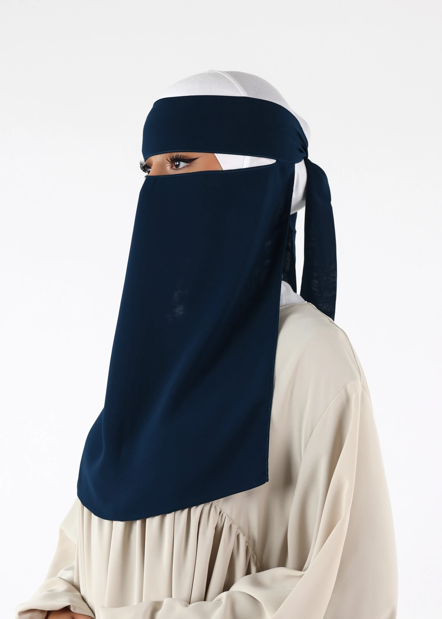 Full Niqab - No Pinch - Dark Teal
