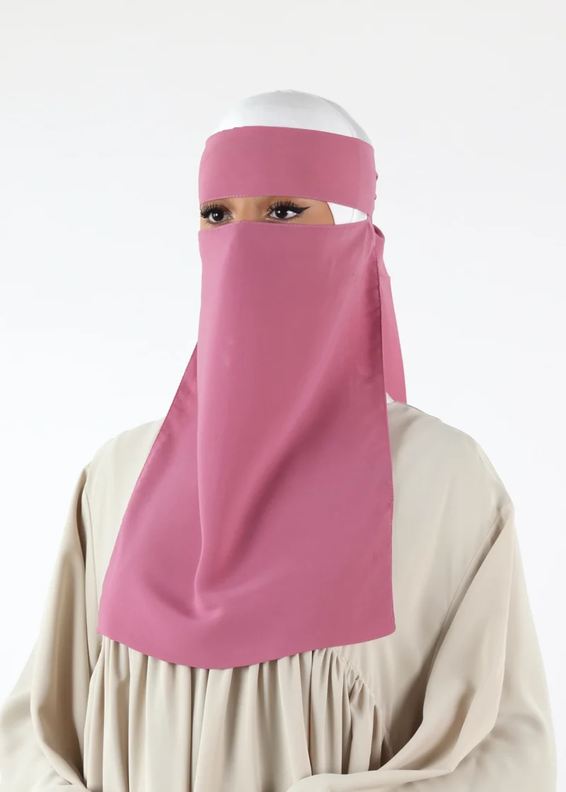 Alternative view of Full Niqab - No Pinch - Pink