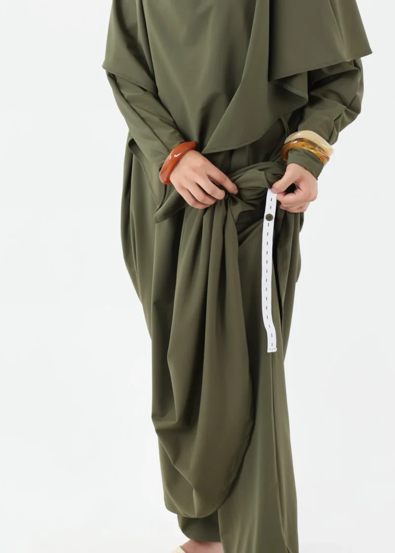 Alternative view of Modest Burkini Jilbab Set - Khaki