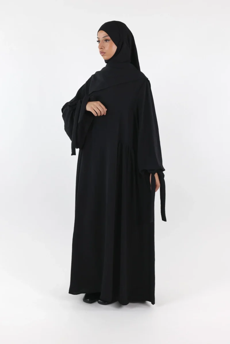 ABAYA and KHIMAR Set Ruqayya - Black - Image 5