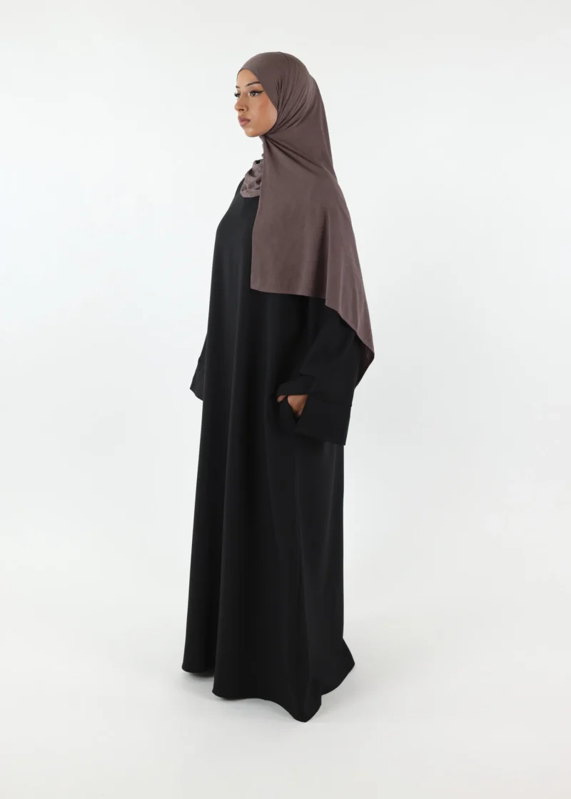 Abaya Souhaila Black - Image 4