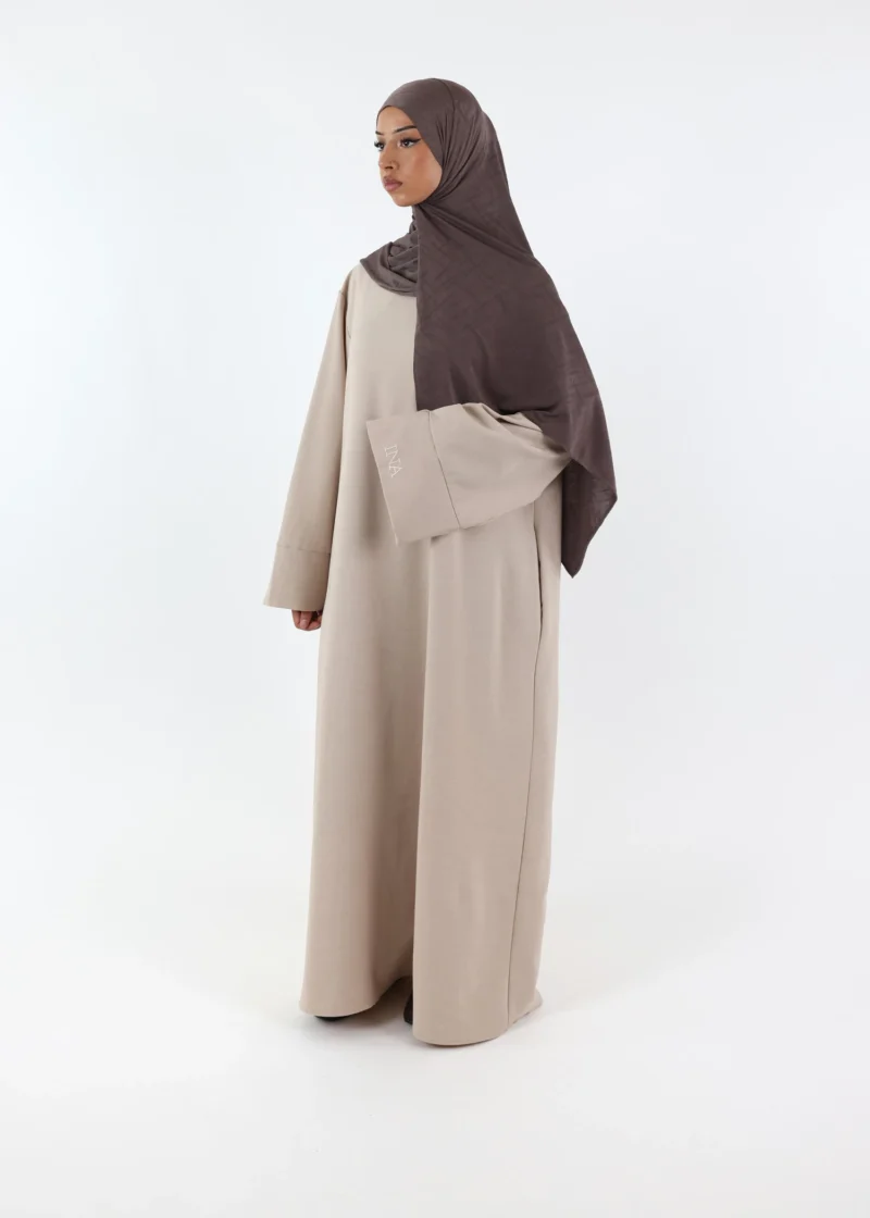 Abaya Souhaila Cream - Image 3