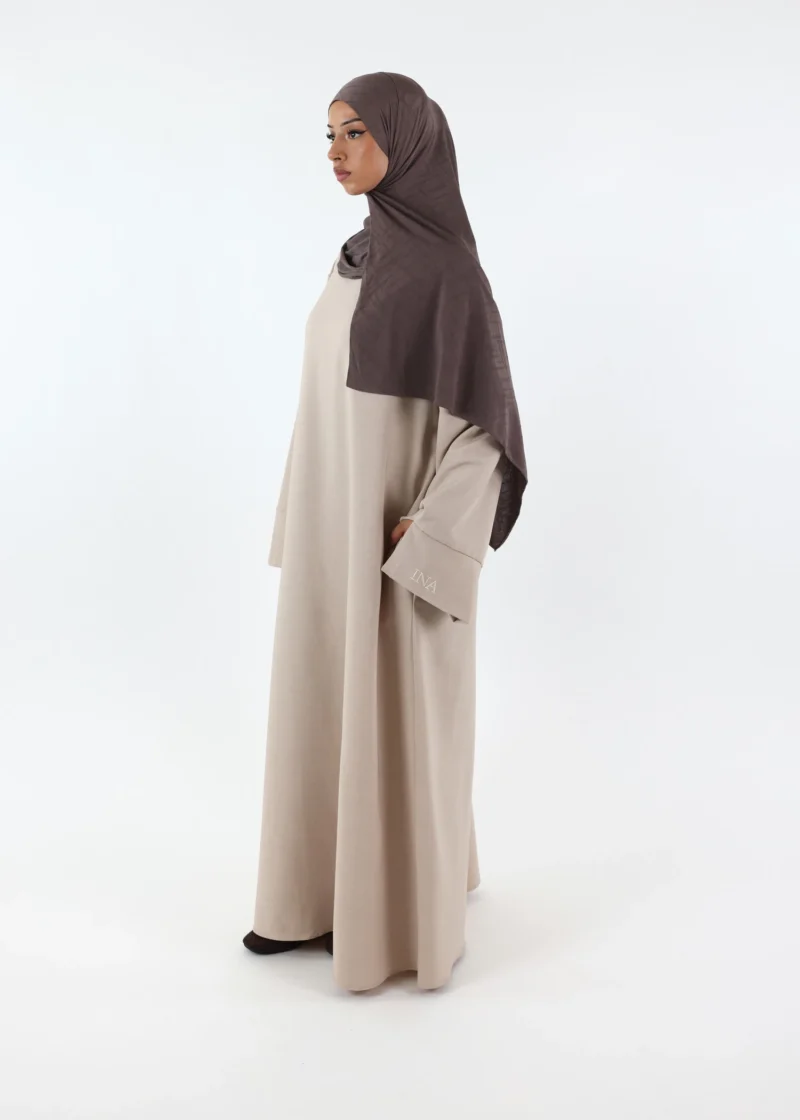 Abaya Souhaila Cream - Image 5