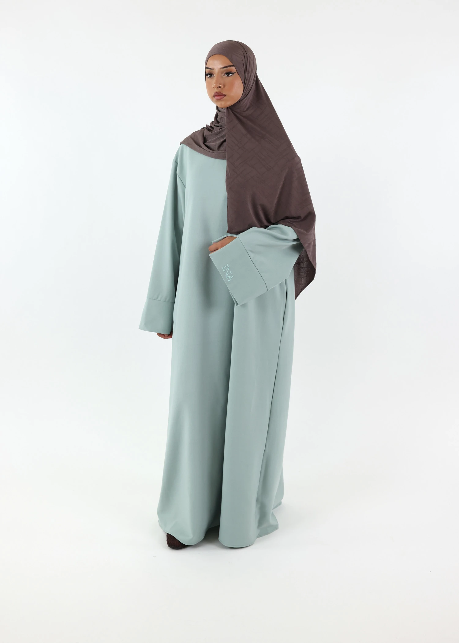 Abaya Souhaila Water Green