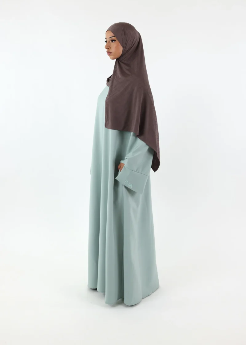 Abaya Souhaila Water Green - Image 4