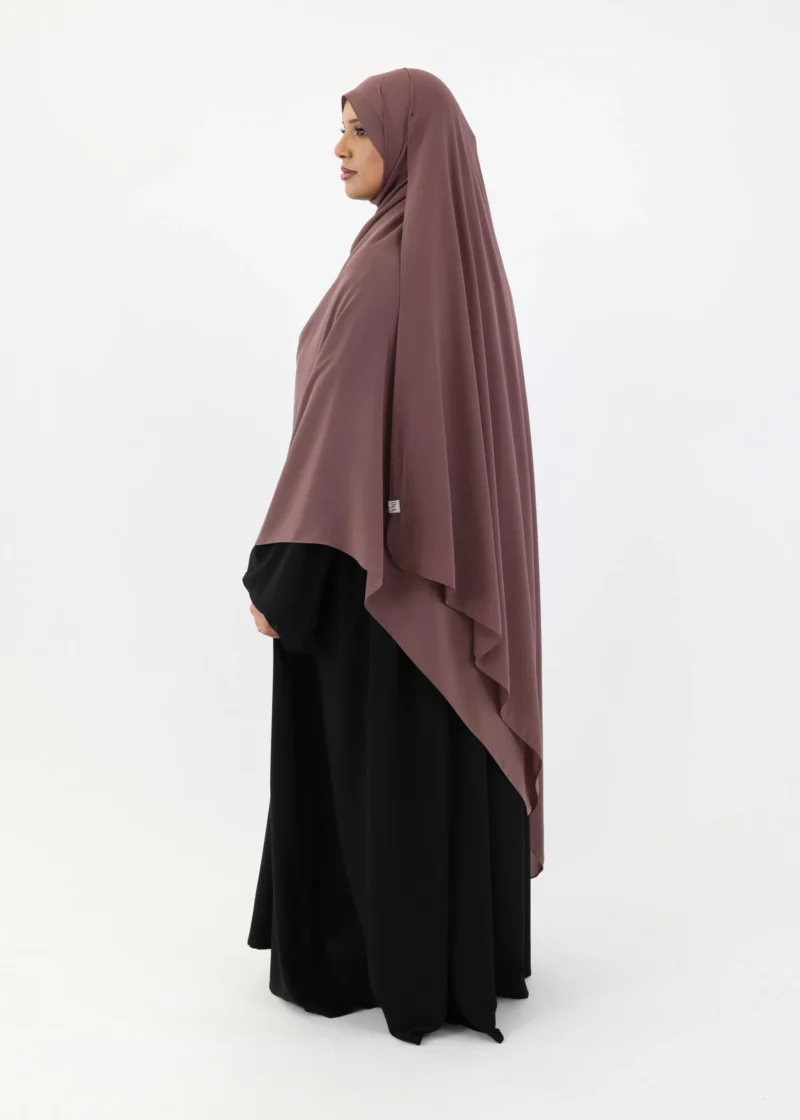 Alternative view of Mega Hijab 2XL- Smooth Premium Chiffon - Dark Taupe