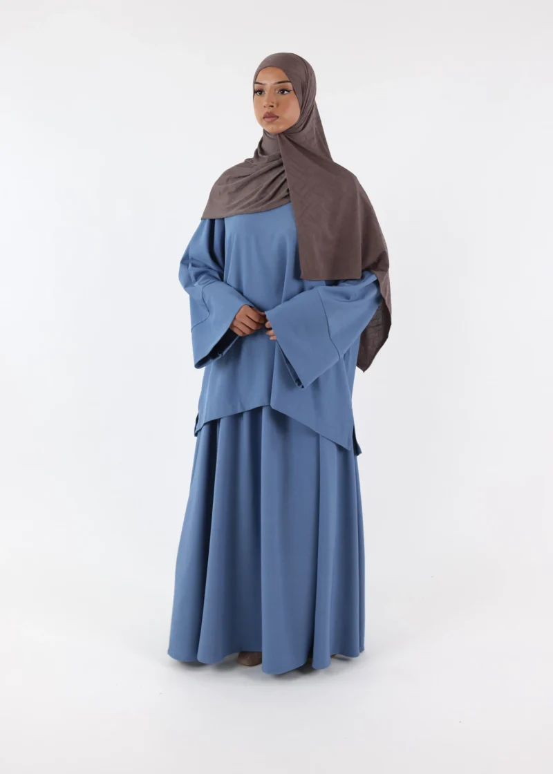 Hawa Skirt Set - Denim - Image 6
