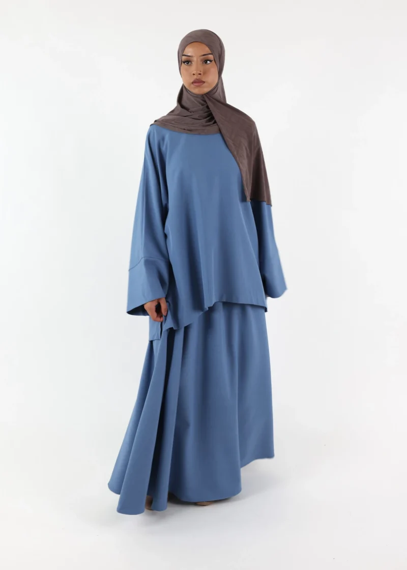 Hawa Skirt Set - Denim - Image 4
