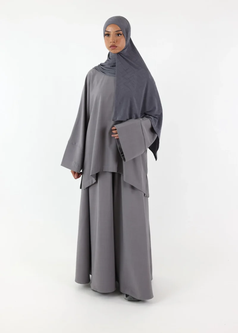 Alternative view of Hawa Skirt Set - Grey