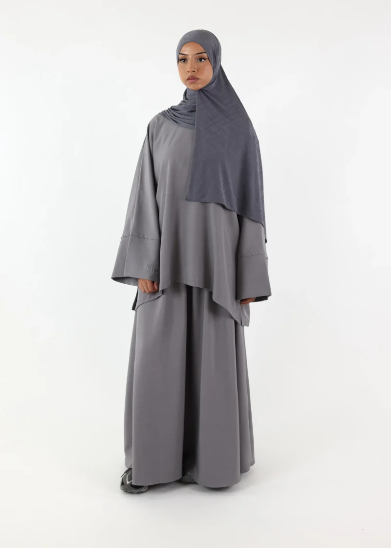 Hawa Skirt Set - Grey