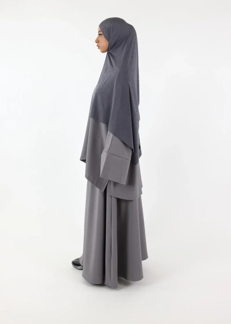 Hawa Skirt Set - Grey - Image 3