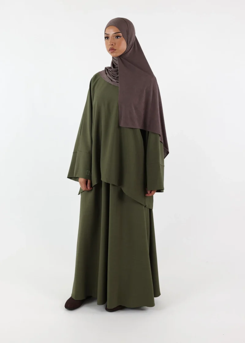 Hawa Skirt Set - Khaki - Image 4