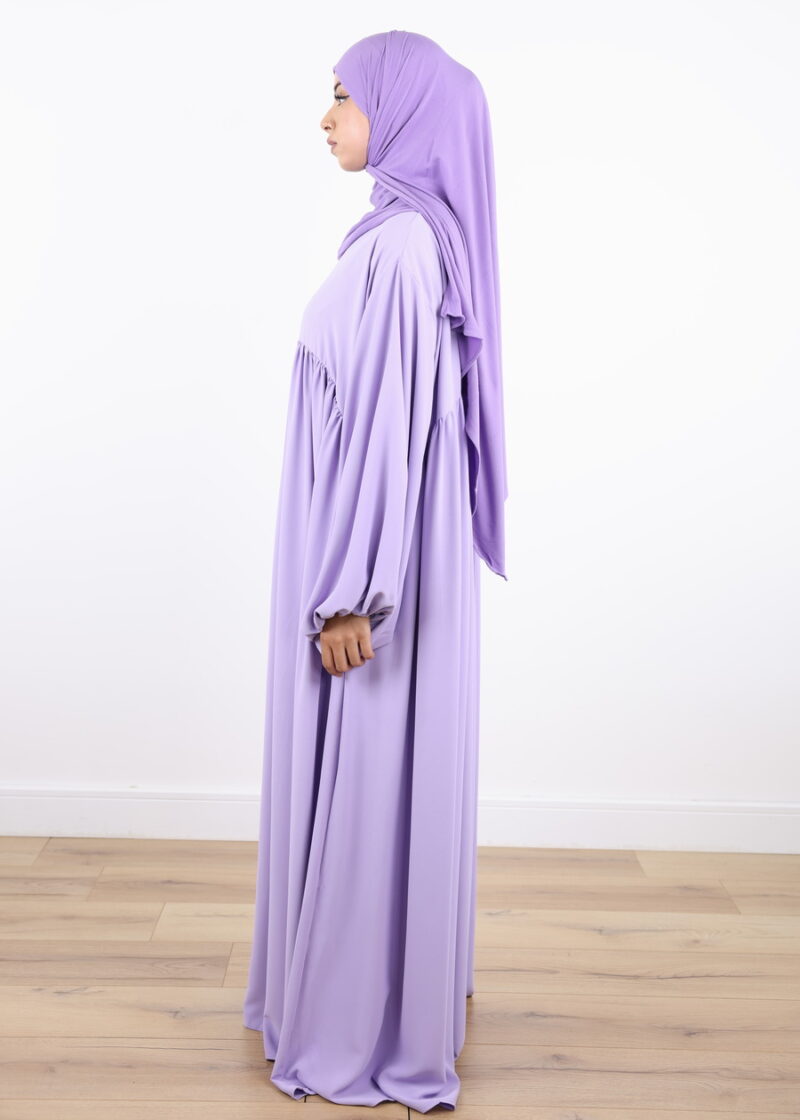 Alternative view of Abaya El Malika – Light Lavender