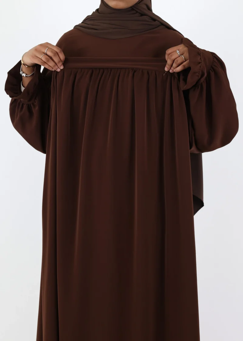 Alternative view of Nursing Abaya Saada Medina - Coffee