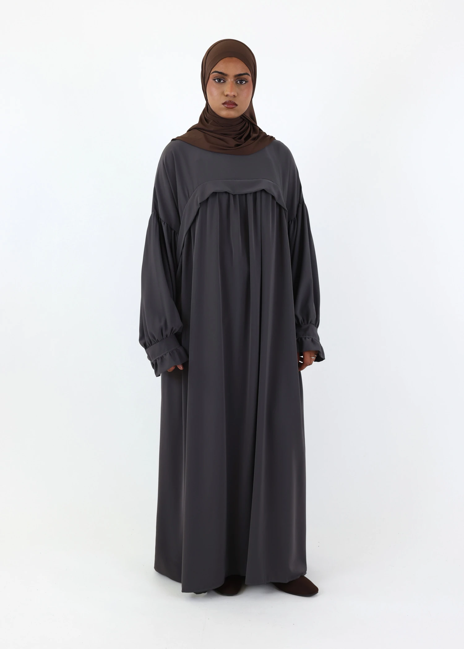 Nursing Abaya Saada Medina - Dark Grey