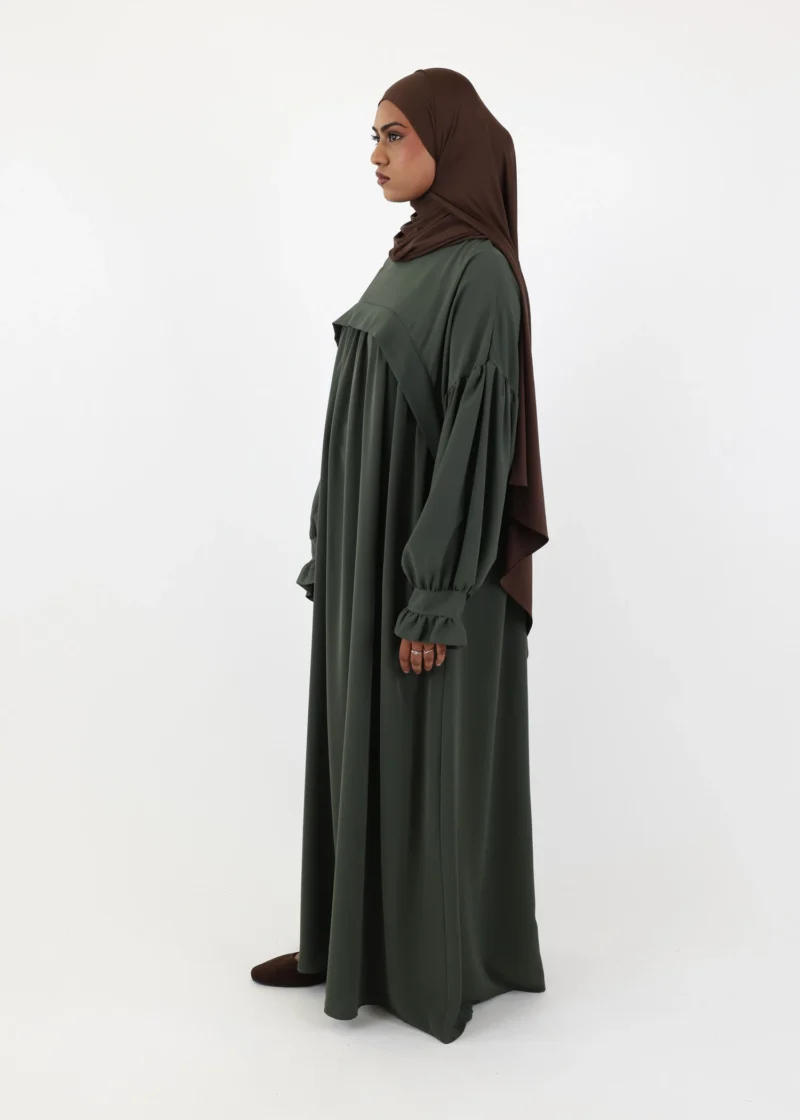 Nursing Abaya Saada Medina - Khaki - Image 3