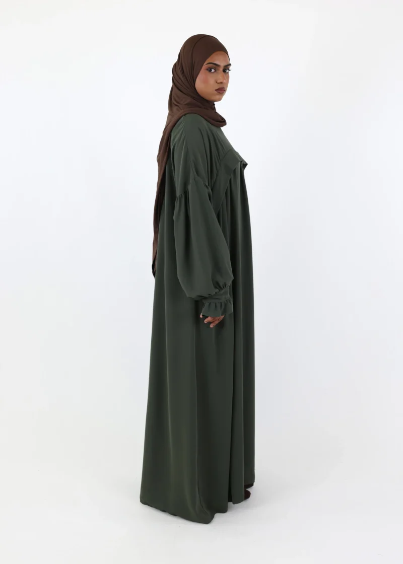 Nursing Abaya Saada Medina - Khaki - Image 7