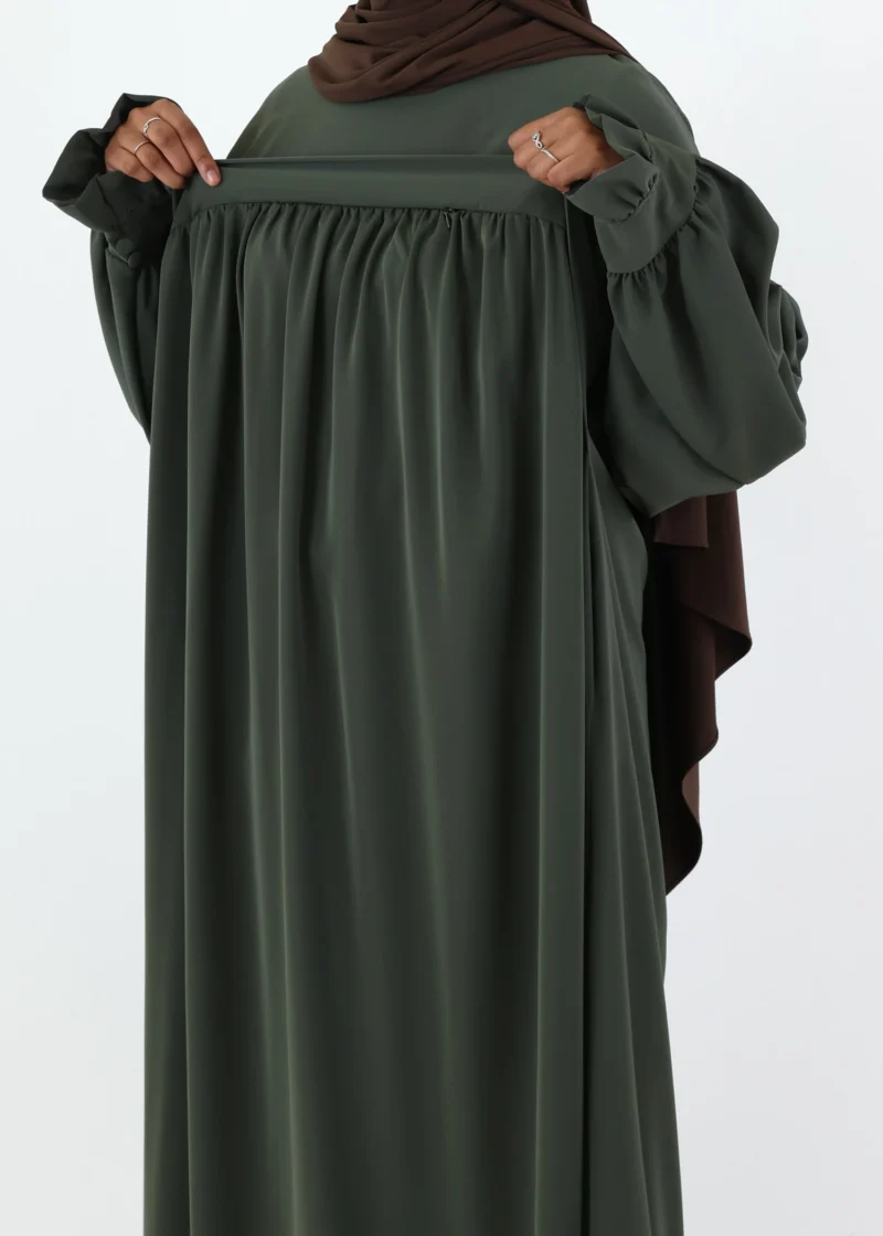 Nursing Abaya Saada Medina - Khaki - Image 6