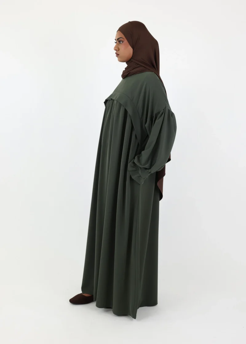 Nursing Abaya Saada Medina - Khaki - Image 4