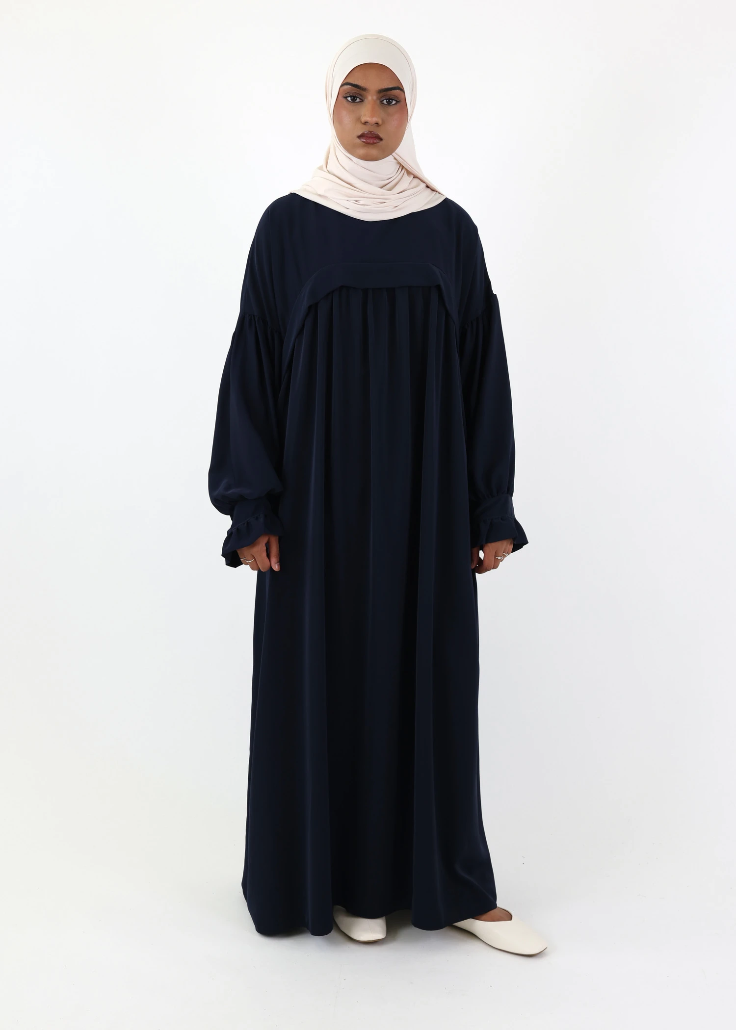Nursing Abaya Saada Medina - Navy