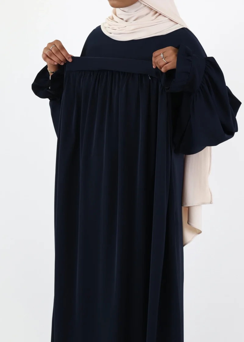 Nursing Abaya Saada Medina - Navy - Image 4