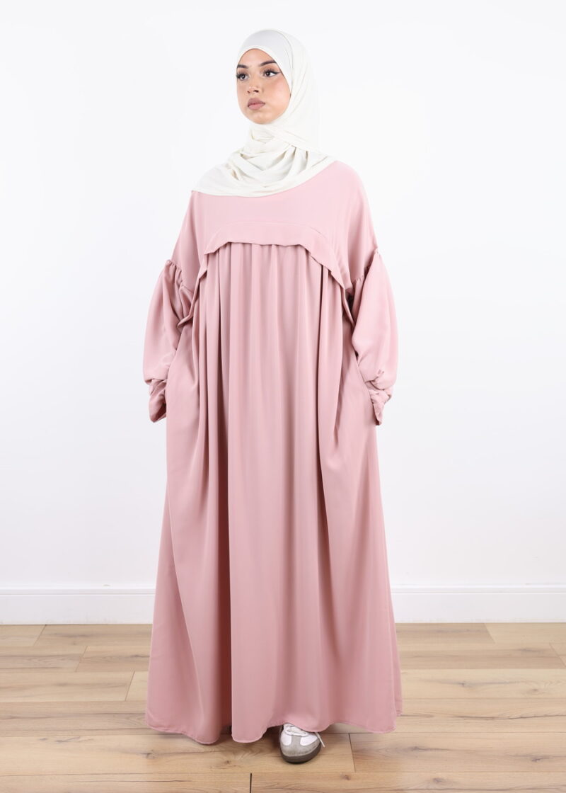 Nursing Abaya Saada Medina - Blush Pink