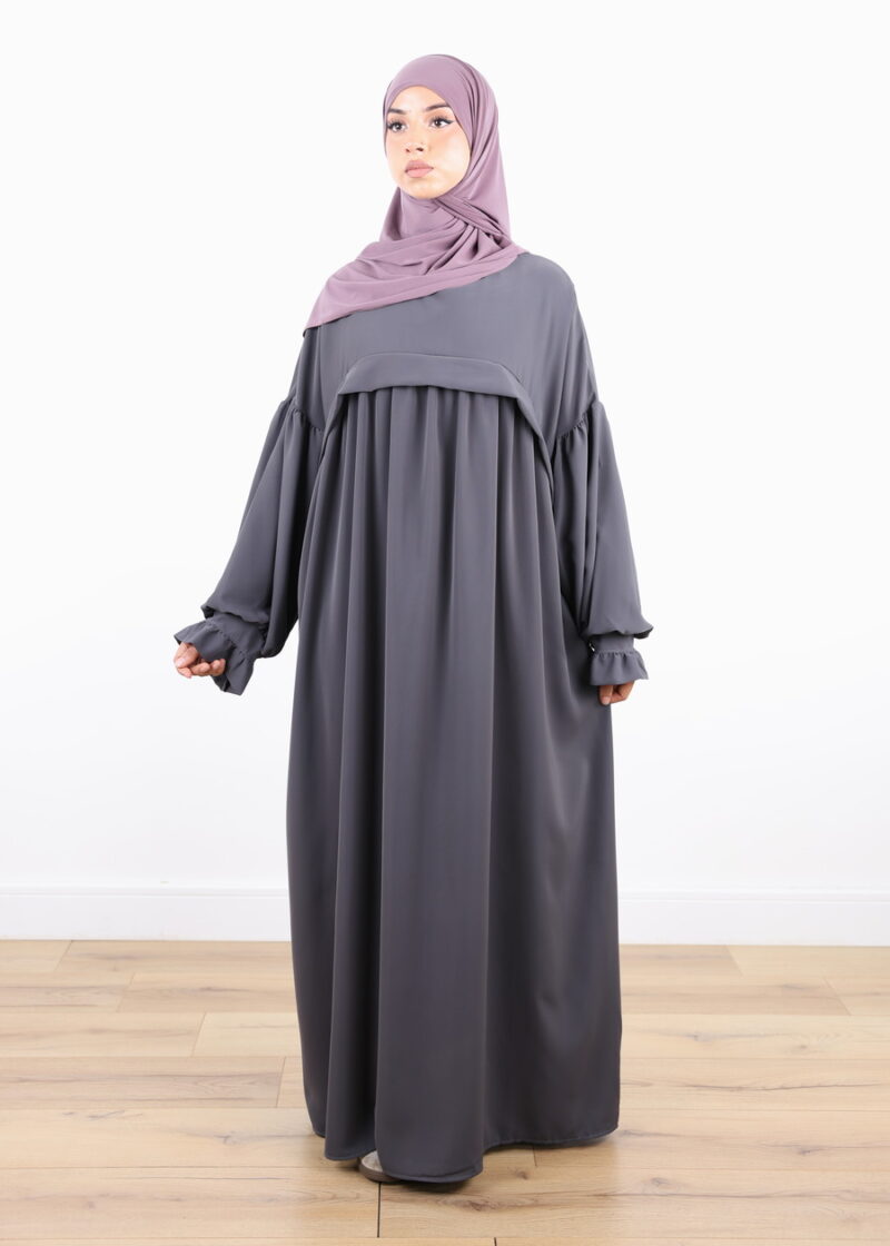 Nursing Abaya Saada Medina - Dark Grey