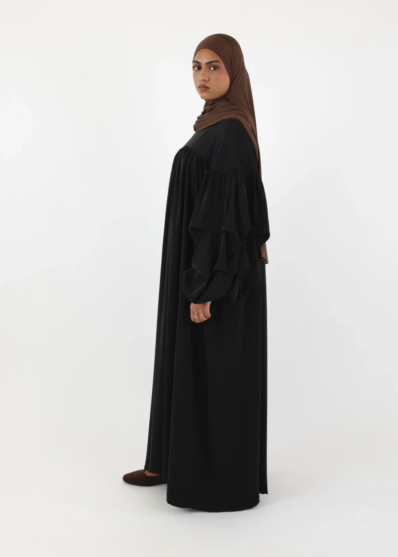Abaya Abir – Black - Image 3