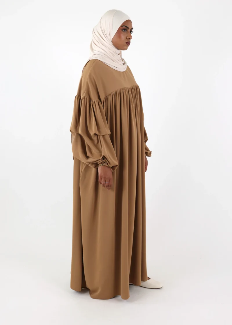 Abaya Abir – Cafe Au Lait - Image 3