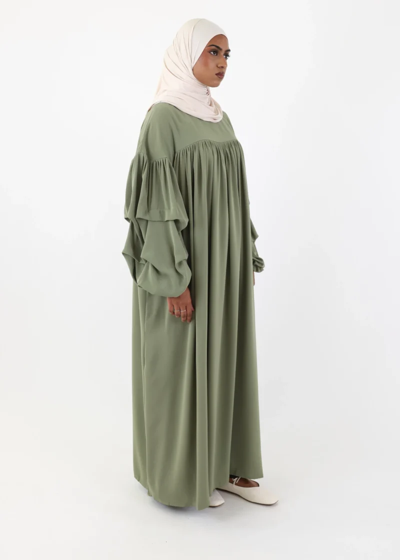 Abaya Abir – Dusty Sage - Image 5