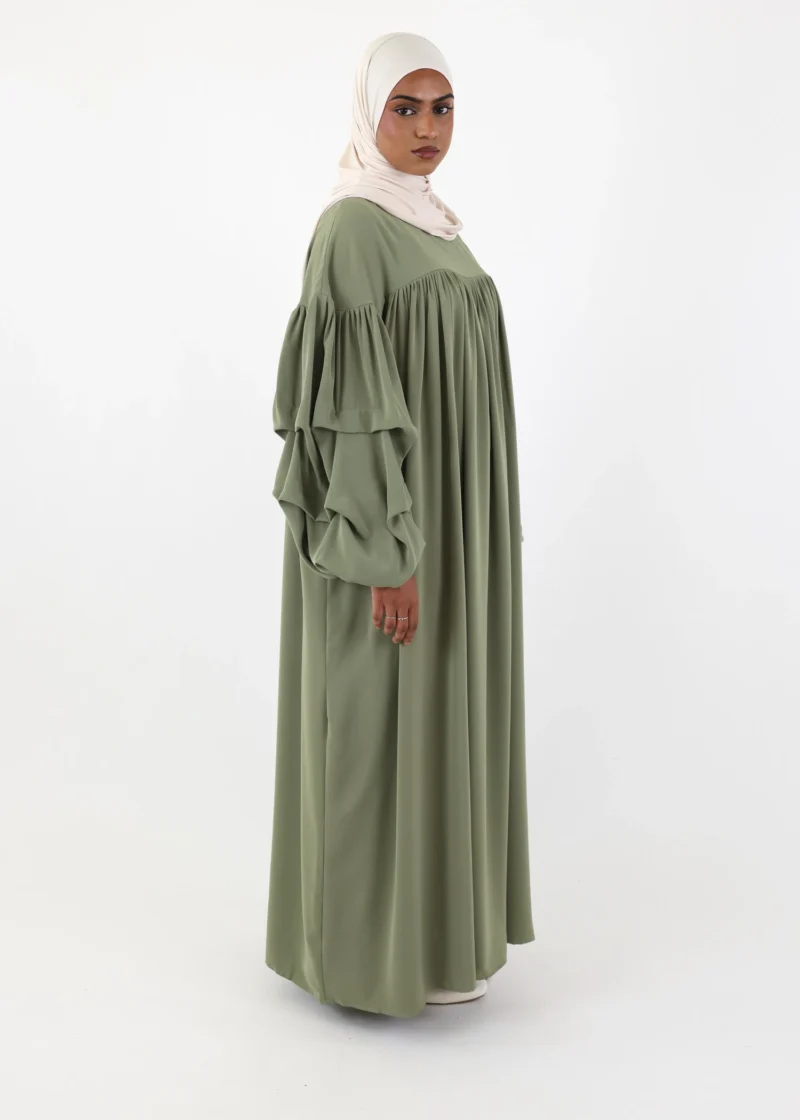 Abaya Abir – Dusty Sage - Image 4