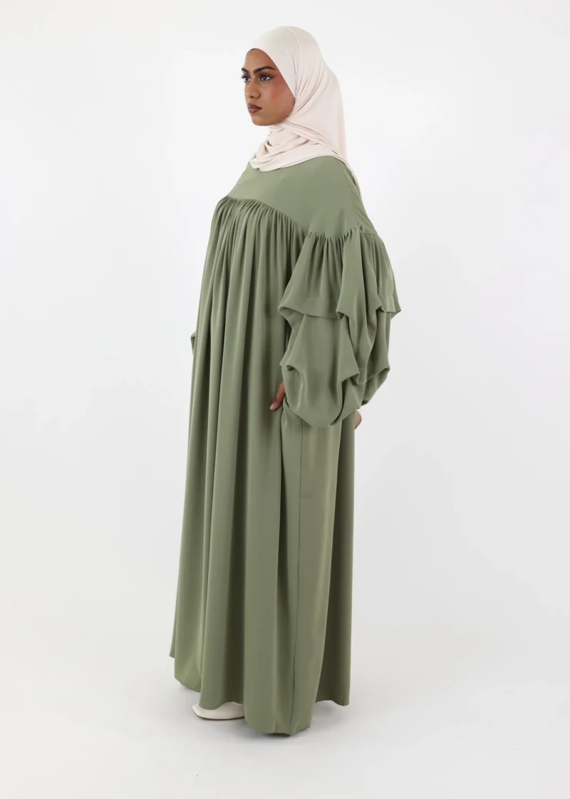 Abaya Abir – Dusty Sage - Image 3