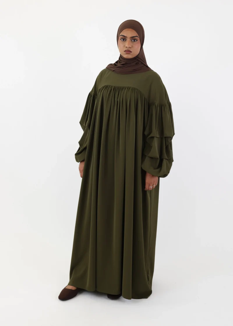 Alternative view of Abaya Abir – Khaki