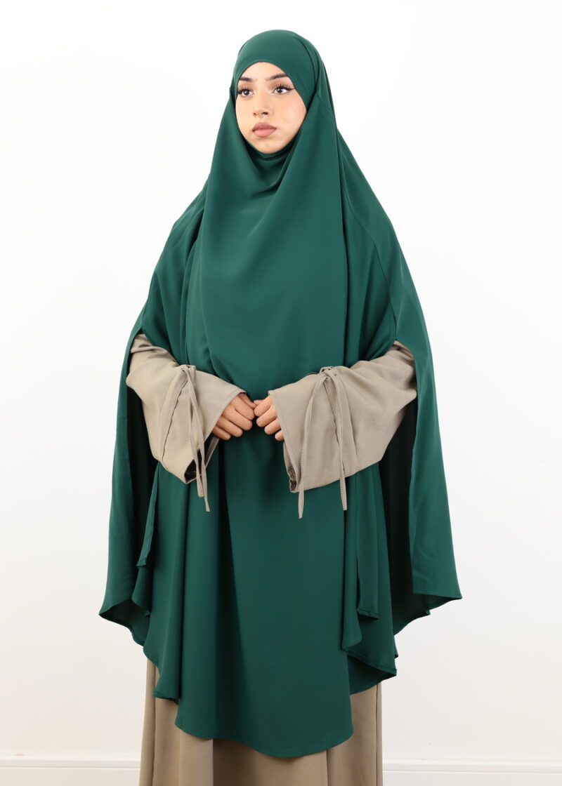 Maxi Khimar Cape Medina Dark Green