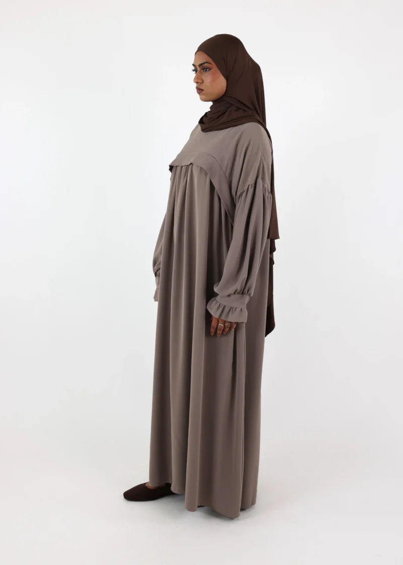Alternative view of Nursing Abaya Saada Medina - Taupe