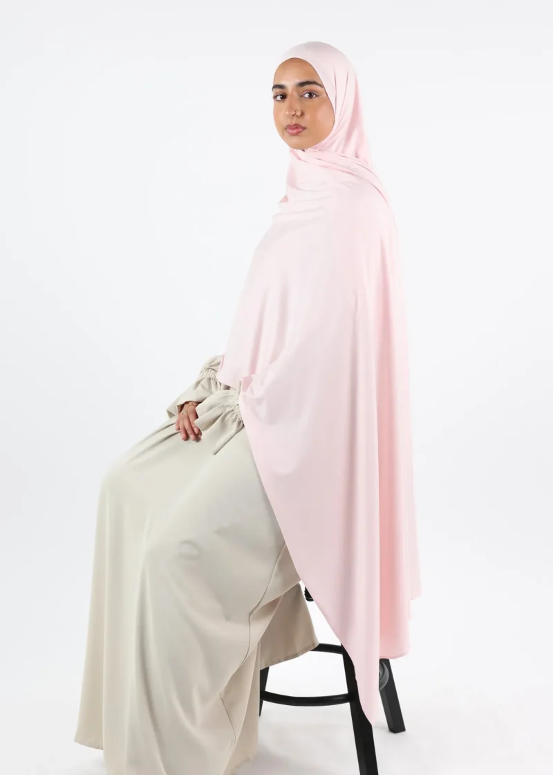 Premium Deluxe Modal Jersey Hijab XL - Baby Pink